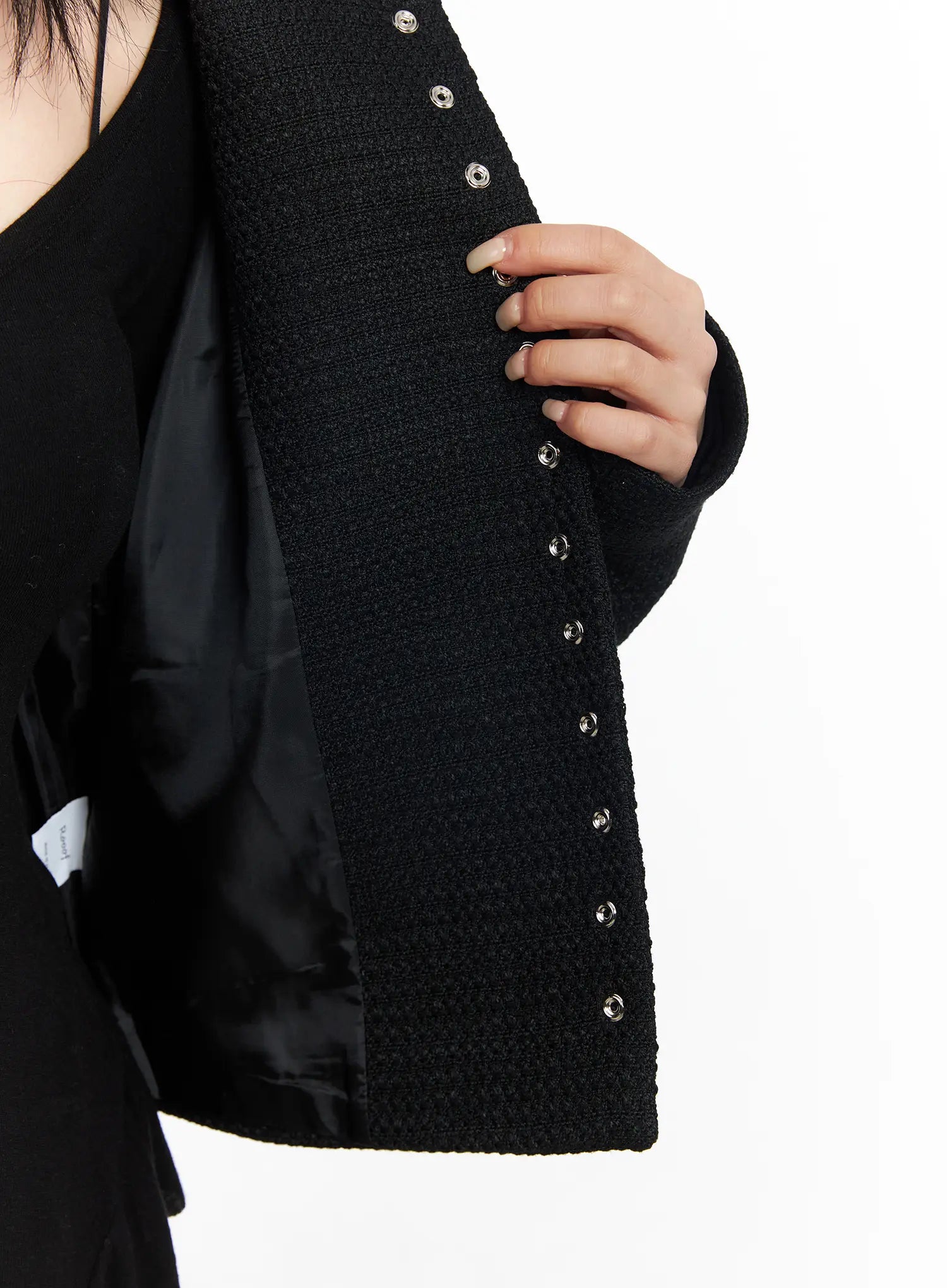 tweed-snap-button-jacket-cd1202