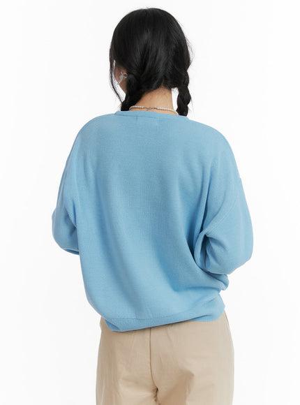 solid-round-neck-knit-sweater-om411