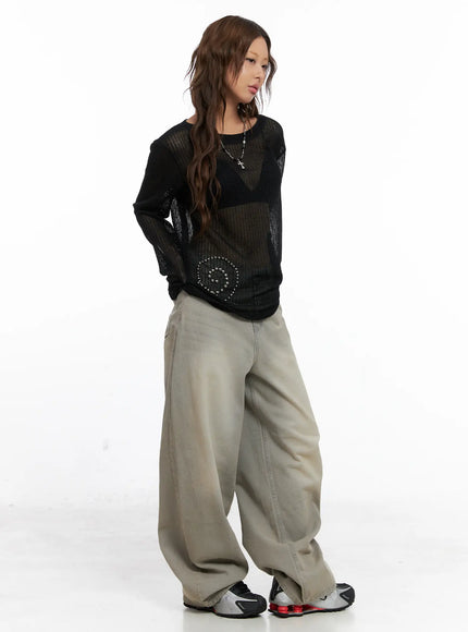 studded-mesh-knit-long-sleeve-sweater-cs522