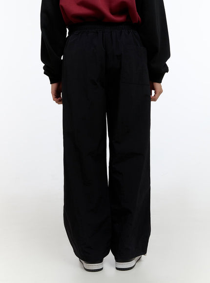 mens-banded-mixed-color-nylon-wide-pants-is413