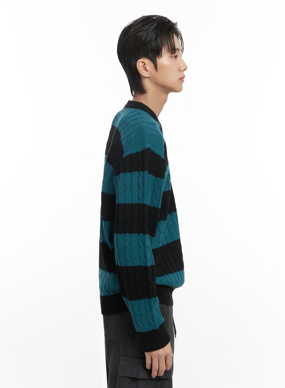 mens-stripe-cable-knit-sweater-id413