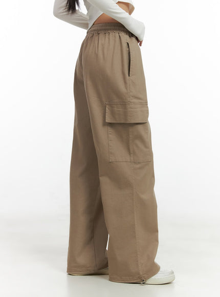 Wide Leg Cargo Pants CO414