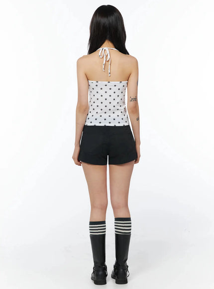star-print-halter-sleeveless-top-iu509