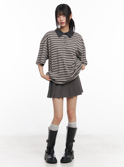 oversized-striped-short-sleeve-polo-shirt-cy514