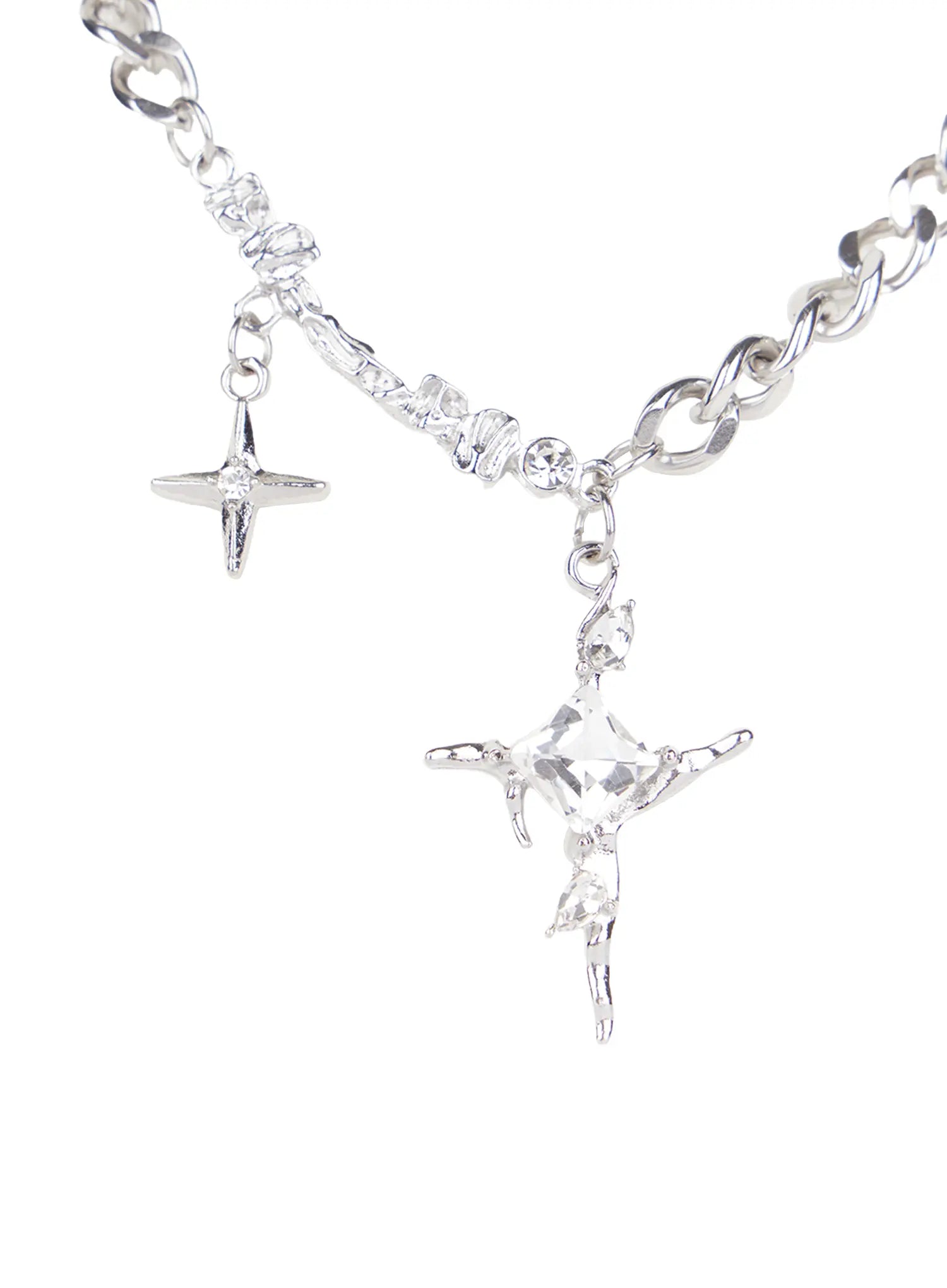 twin-star-chain-necklace-cg526