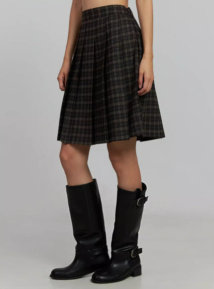 plaid-pleated-midi-skirt-ij502