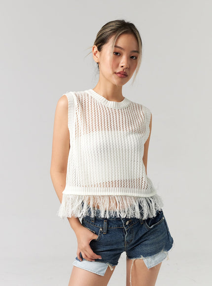 mesh-fringe-vest-cl305