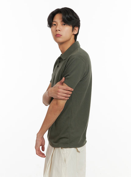 mens-basic-short-sleeve-polo-shirt-dark-green-iy416