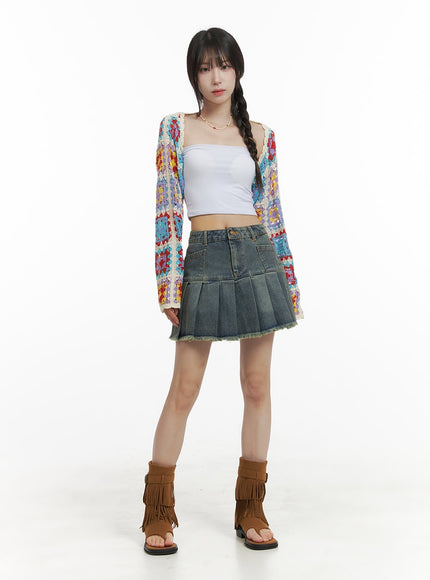 destroyed-pleated-mini-denim-skirt-oa426