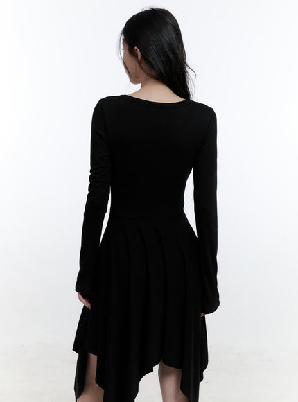 flared-asymmetric-long-sleeve-midi-dress-cj522