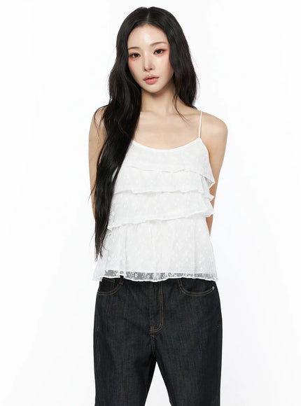 lace-ruffle-sleeveless-blouse-cu511