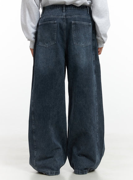 mens-denim-pintuck-washed-wide-leg-fit-jeans-io402