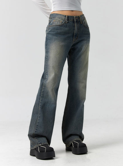 vintage-wash-bootcut-jeans-cs305