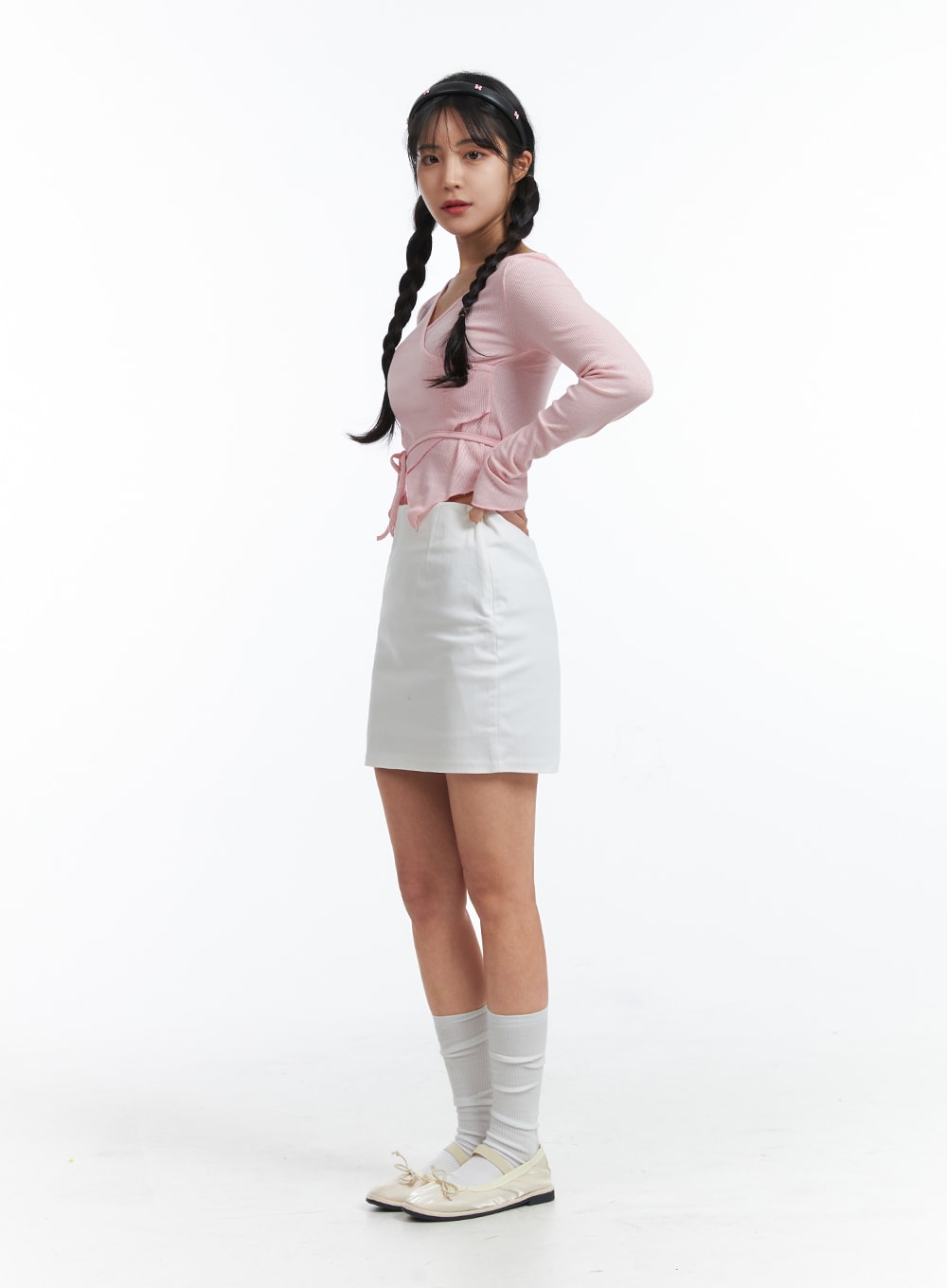 solid-mini-skirt-oj429
