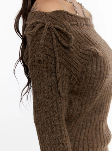 off-shoulder-ribbon-knit-mini-dress-cn527