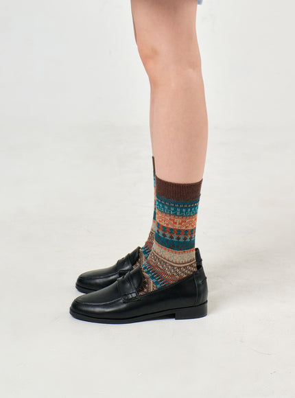 vintage-striped-socks-of405