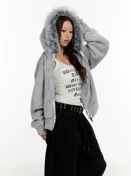 faux-fur-fleece-zip-up-hoodie-cn527