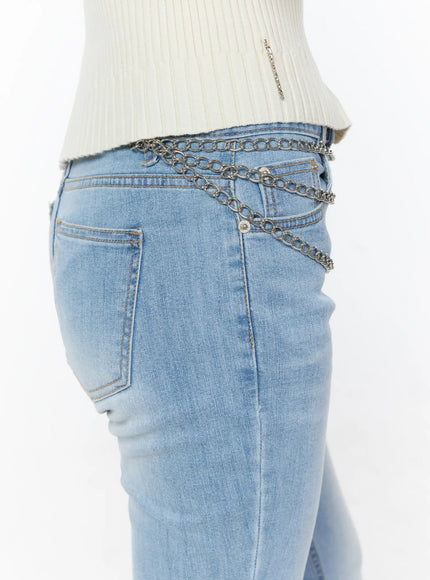 green-floral-gem-chain-belt-cu511