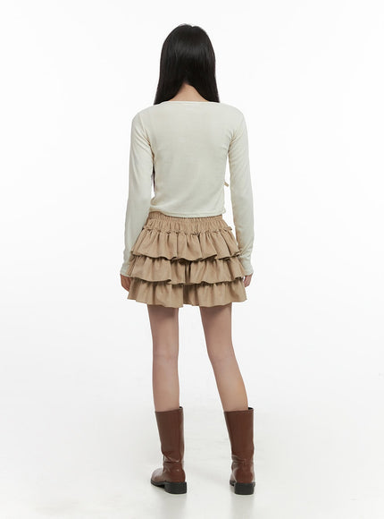 banded-sueade-ruffle-mini-skirt-cs430