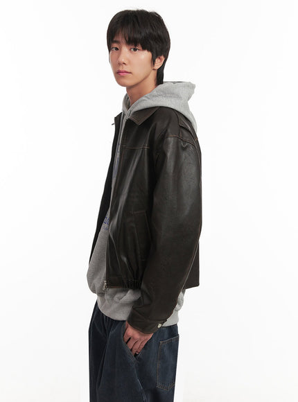 mens-vintage-faux-leather-collared-jacket-ia510