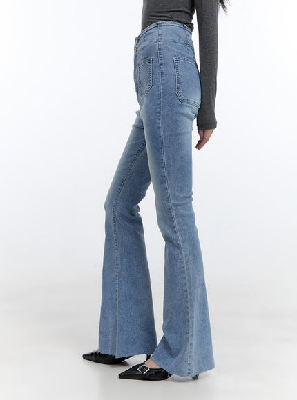 double-buttoned-pocket-bootcut-jeans-cg412