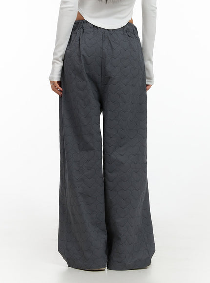 heart-quilted-cotton-wide-pants-is427