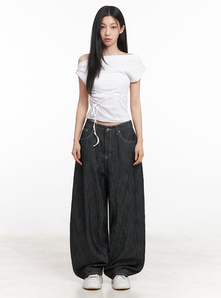 asymmetric-short-sleeve-wrap-shirt-iy516