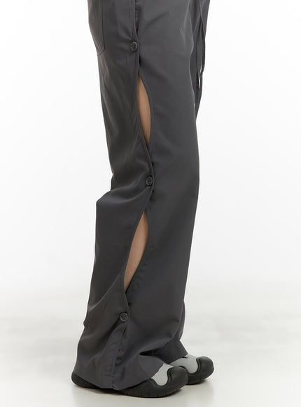 buttoned-cut-out-string-waist-pants-cu424