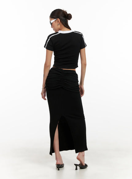 shirred-sporty-maxi-skirt-cy402