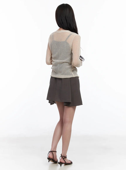 v-neck-mesh-cardigan-cm527