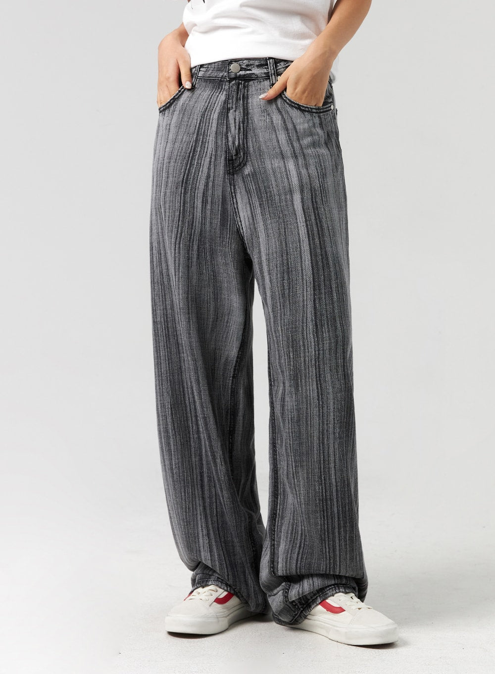 Striped baggy jeans Clearance