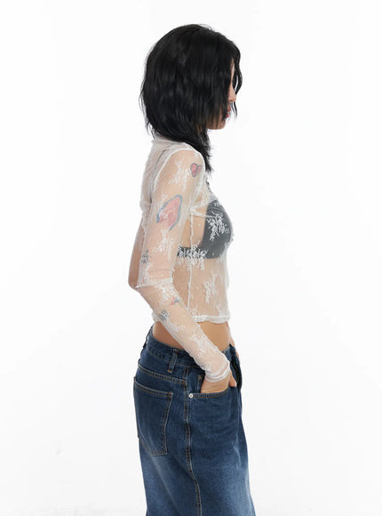 floral-mesh-see-through-long-sleeve-top-cj522