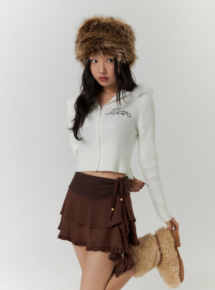 zip-up-lettering-hooded-crop-knit-top-cd314