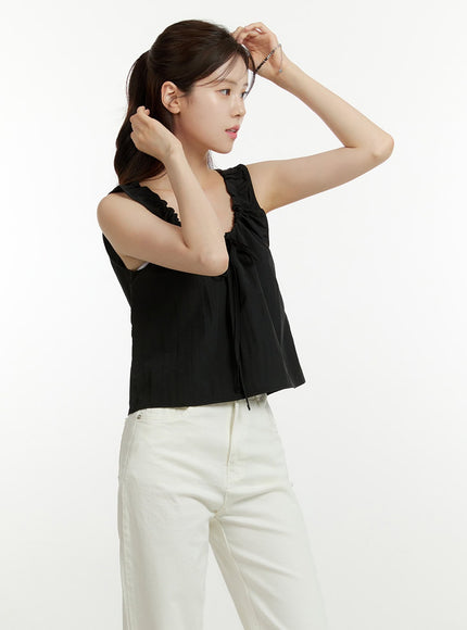 shirring-u-neck-crop-sleeveless-top-ou428