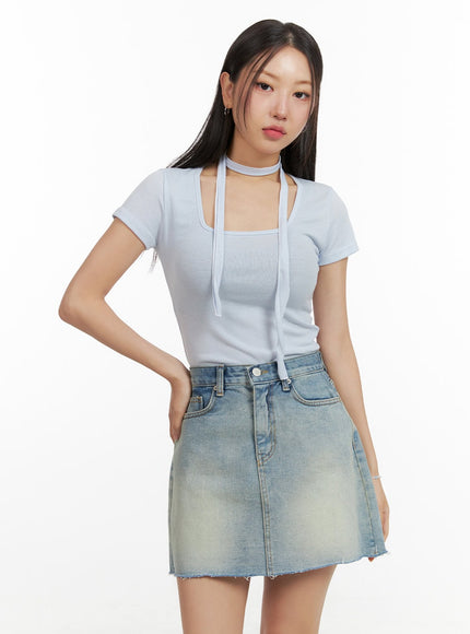 square-neck-slim-fit-tee-with-scarf-ou407