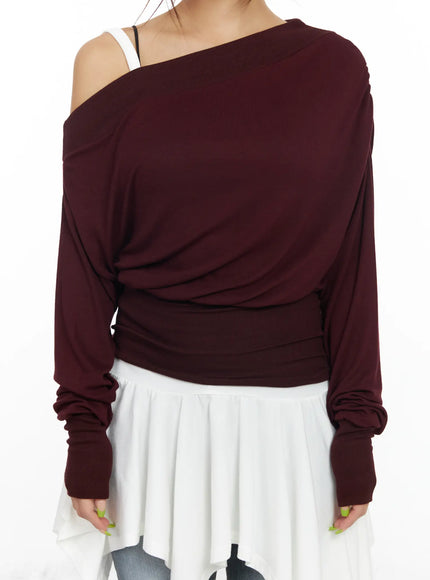 asymmetric-one-shoulder-long-sleeve-top-cf513