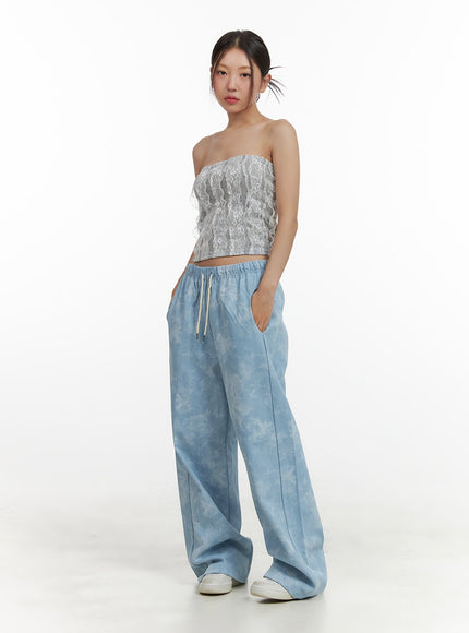 dyed-banded-baggy-jeans-ou403