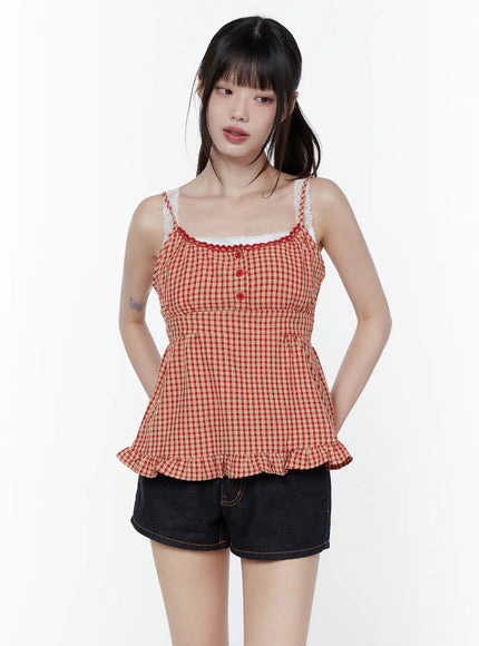 gingham-buttoned-sleeveless-top-cu508