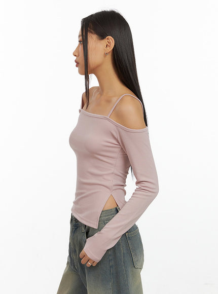 unbalanced-off-shoulder-sleeve-top-is427