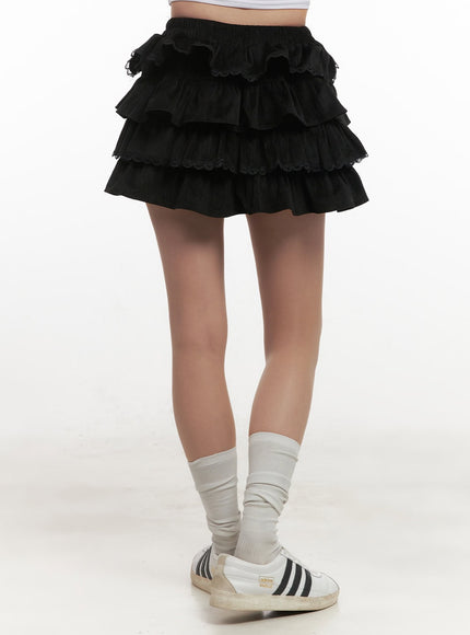 layered-ruffle-mini-skirt-cj514