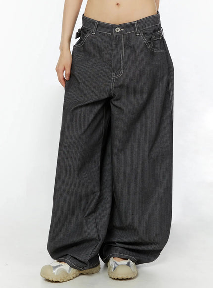 casual-baggy-stripe-pants-iu518
