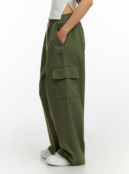 banded-string-baggy-cargo-pants-il419