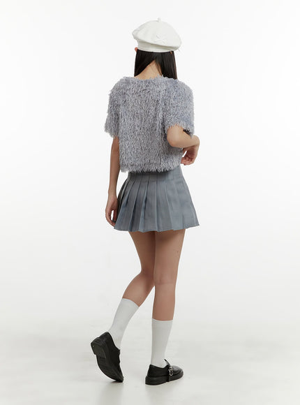 solid-pleated-mini-skirt-oy413