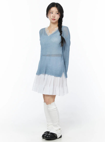 elastic-waist-tiered-midi-skirt-cy522
