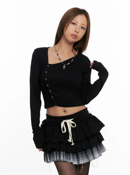 asymmetric-button-ribbed-crop-top-cs524