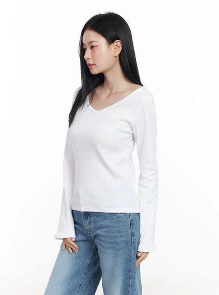 basic-v-neck-long-sleeve-tee-cj519