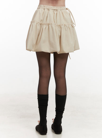 string-tie-solid-mini-skirt-od418