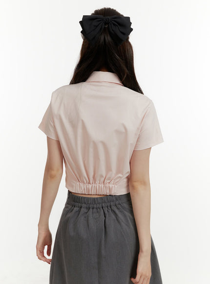 solid-collar-crop-shirt-oy409