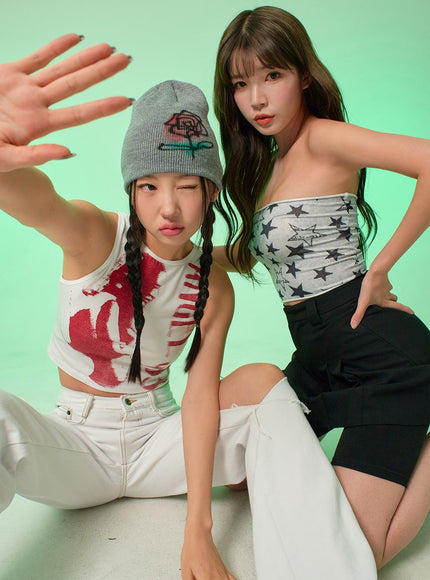 簡約機車褲 BY303