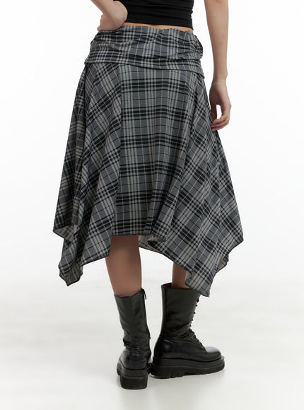 plaid-chic-midi-skirt-cl418